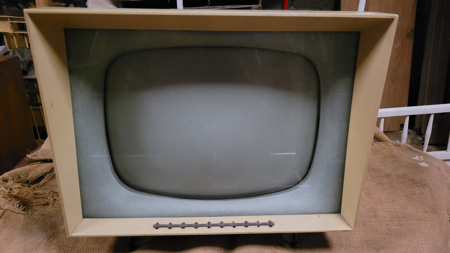 très rare belle télévision vintage marque Sonneclair Dauphin années 1958 pour collection ou déco